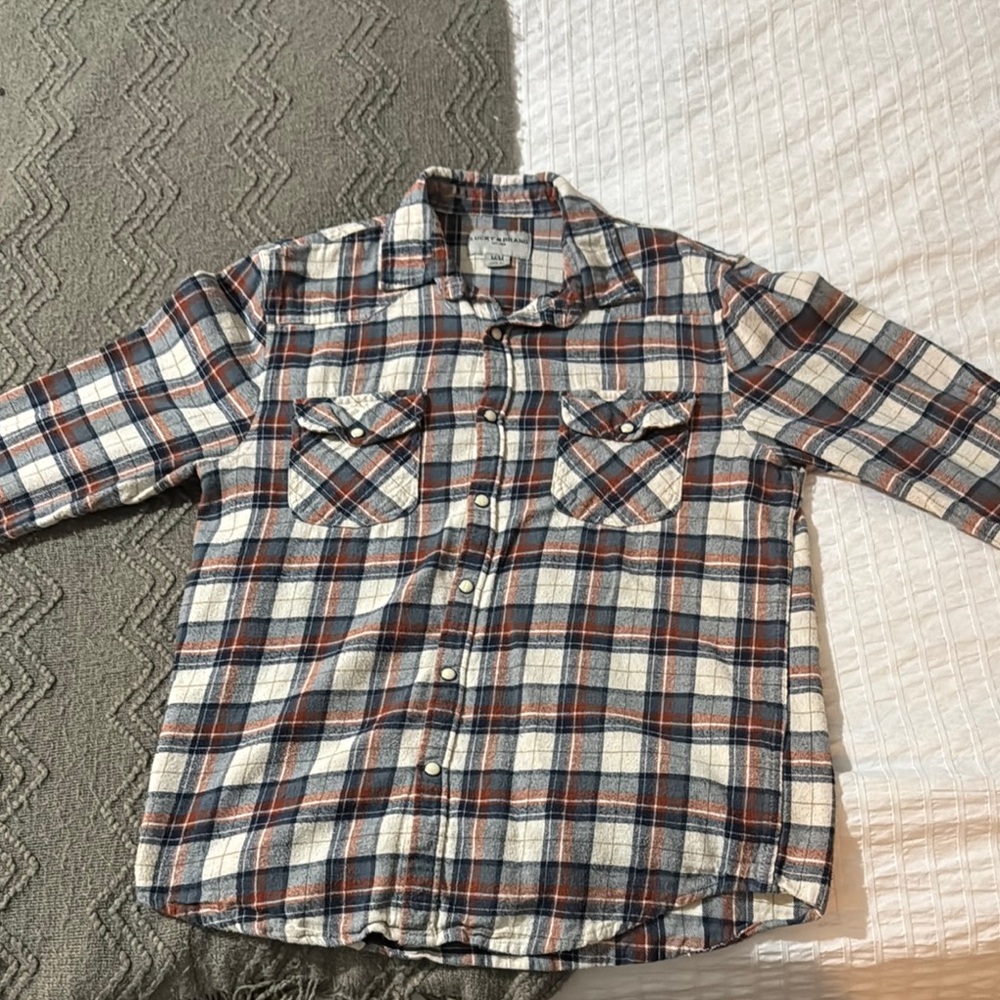 Lucky Brand Plaid Button-Up Shirt